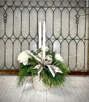 Christmas Pearl Ceramic Arrangement