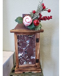 Christmas Pinecone Lantern  