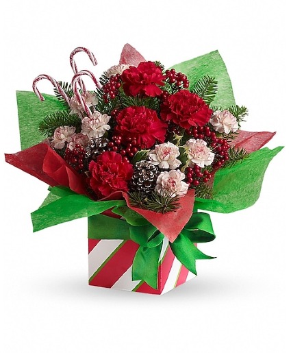 Christmas present perfect bouquet 