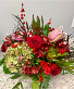 Christmas Red Floral Arrangement
