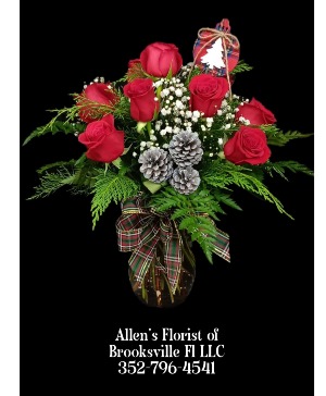 Christmas Roses (Dozen)  Fresh cut flowers 