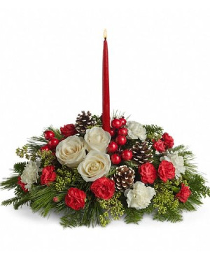 Christmas Single Taper Centerpiece TF90-1