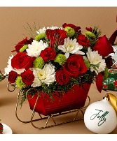 Christmas Sleigh Arrangement