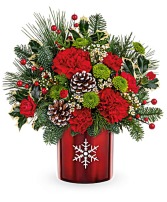 Christmas Snowflake Bouquet #LoveOutLoud Christmas