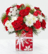 CHRISTMAS SNOWFLAKE Vase Arrangement