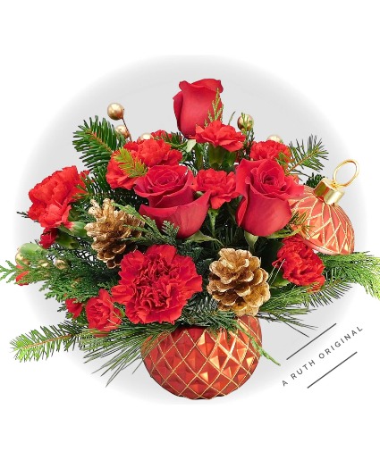 Christmas Sparkle Ornament  A Ruth Original