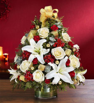 Christmas Spectacular™ Holiday Flower Tree® Arrangement