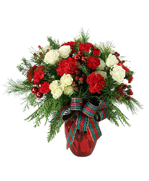 Christmas spirit bouquet fresh floral