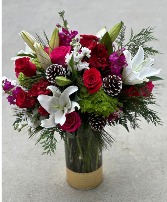 Christmas Splendor Vase Arrangement 