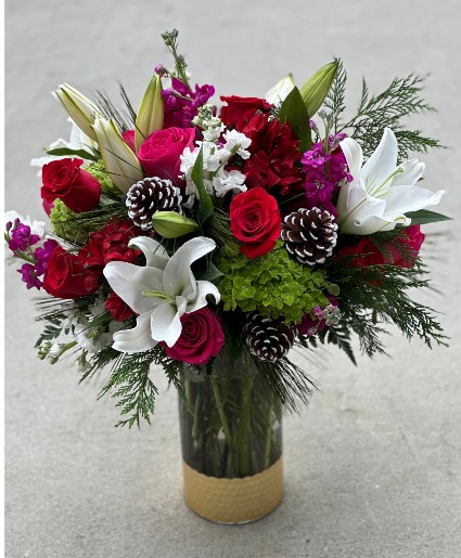 Christmas Splendor Vase Arrangement 