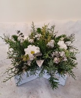 Christmas Star Flower Arrangement