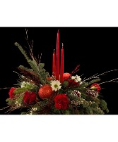 Christmas Table Arrangement 