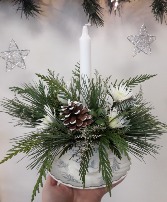 Christmas Teacup Arrangement 