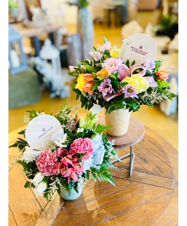 Timeless Jar Arrangement Flowers/Candle  in Delphos, OH | Ivy Hutch Flowers and Gifts