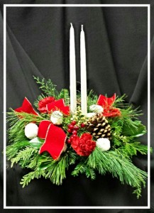 Classic Christmas centerpiece