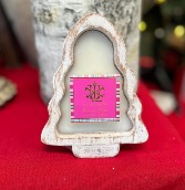 Christmas Tree Candle Berries and Cream Scent