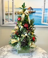 Christmas Tree Christmas Flowers