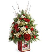 CHRISTMAS TREE FARM VINTAGE TIN  FRESH OR SILK 