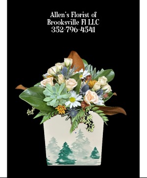 Christmas Tree Festivity  Fresh cut flowers 