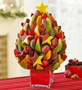 Christmas Tree Fruit Bouquet Fresh Fruit Arrangement