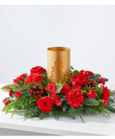 Christmas Tree Hurrican Lantern Centerpiece Christmas