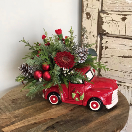Christmas Truck arrangement