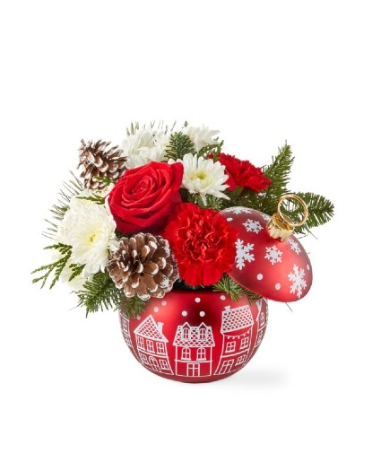 Christmas Village Bouquet 