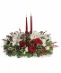 Christmas Wishes Centerpiece Flower Arrangement