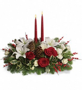 Christmas Wishes Centerpiece Holiday Centerpiece, Traditional