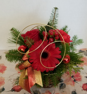Christmas with a twist Christmas Centerpiece