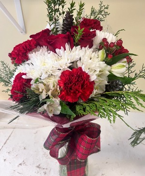 Christmas Wrapped Bouquet Designer's Choice