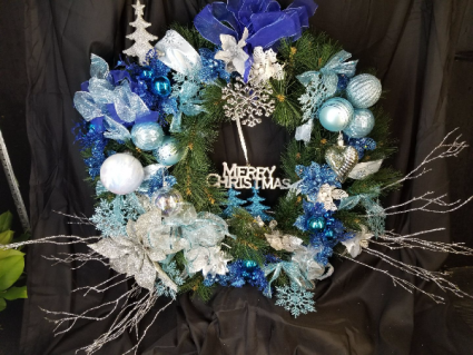 Christmas Wreath Available Artifical or Fresh in various color combinations