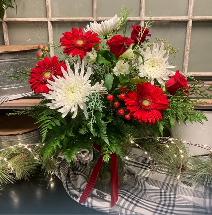 Christmastime Vase Arrangement