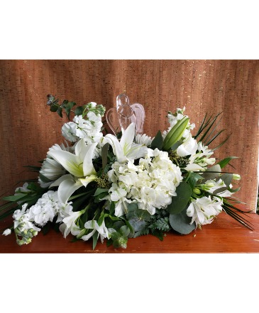 CRYSTAL ANGEL FLOWER ARRANGEMENT in Hampstead, NC | Surf City Florist