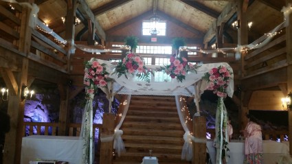 Chuppah Beautiful Setting for a indoor ceremony