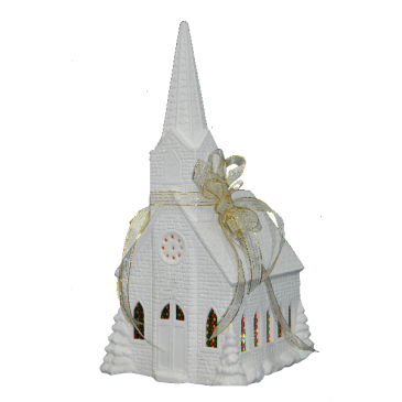 Church (Large) Ceramic Gift in Rossville, GA | Ensign The Florist
