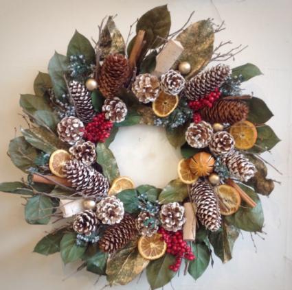 Cinnamon Orange Wreath