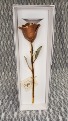 Cinnamon Pearl Gold Dipped Rose 