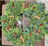 cinnamon stick wreath 