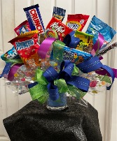 Circle E Candle Candy arrangement 