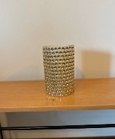 Circle Geometric Gold Vase  