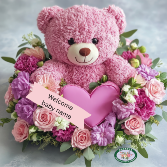 Circle of Love Baby Gift flowers