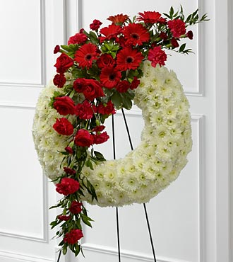 Circle of Love Wreath  in Charlotte, NC | L & D FLOWERS OF ELEGANCE