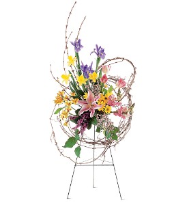 Circle of Peace Funeral Design in Presque Isle, ME | COOK FLORIST, INC. Circle of Peace Funeral Design in Presque Isle, ME | COOK FLORIST, INC.