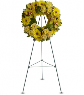 Circle of Sunshine Standing Wreath