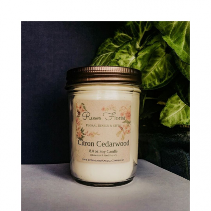 Citron Cedarwood Soy Candle Waveland Candle Company