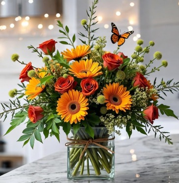 Citrus Bliss Enchanted Arrangement in Monument, CO | Enchanted Florist