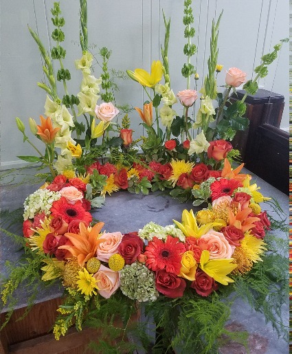 Citrus Cremation Urn Wreath Urn Wreath