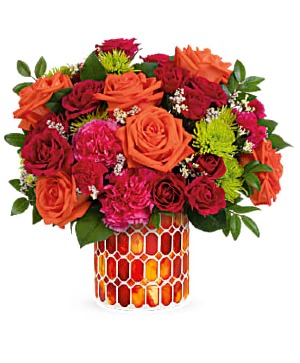 Citrus Dream Bouquet Vase Arrangement 