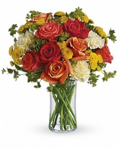 Citrus Kissed mixed flowers